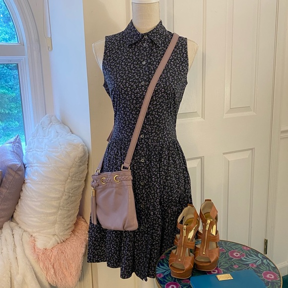 Michael Kors Sleeveless Floral Shirtdress Sz 6 NWT - Picture 5 of 8
